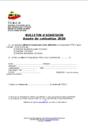 bulletin adhesion 2026
